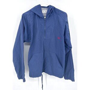 Fred Perry Men's Hoodie M Blue Pullover‎ Hoodie Jacket
